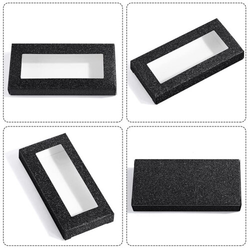 20 Pieces Lash Packaging Empty Eyelashes Packaging Box ,Empty Eyelash Boxes (Black) 1