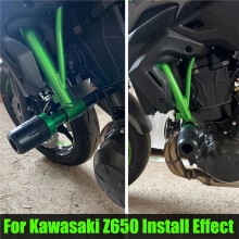 For 650 KRT Ninja650 2017-2024 Z650 2025 Motorcycle Frame Sliders Crash Pad Exhaust Slider