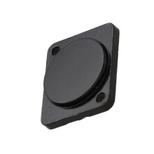 Brushed Aluminium Black Blank Spacer Wall Faceplate D-Series Chassis Mount Insert