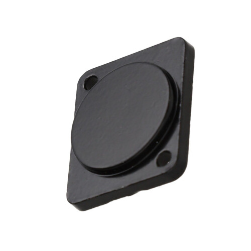 Brushed Aluminium Black Blank Spacer Wall Faceplate D-Series Chassis Mount Insert