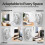 6PCS Speaker Wall Mount Bracket Enhanced Sound Space-Saving Rugged Small Speaker Wall-Mounted Accessory Audio Stands 7