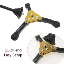 Portable Clarinet Stand, Foldable Tripod Holder for Flute, Oboe, and Other Woodwind Instruments, Perfect for Musicians