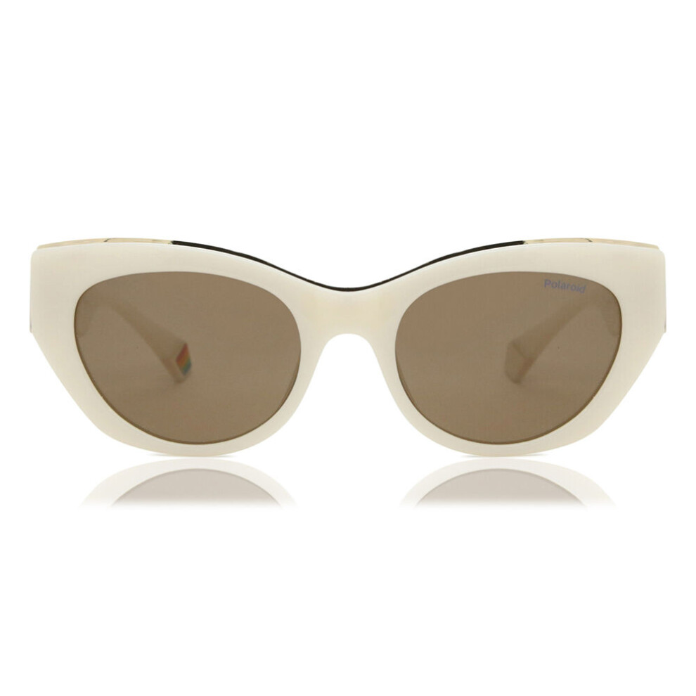 New Polaroid Women's Pld 6199/S/X Polarized Szj/Sp Sunglasses White