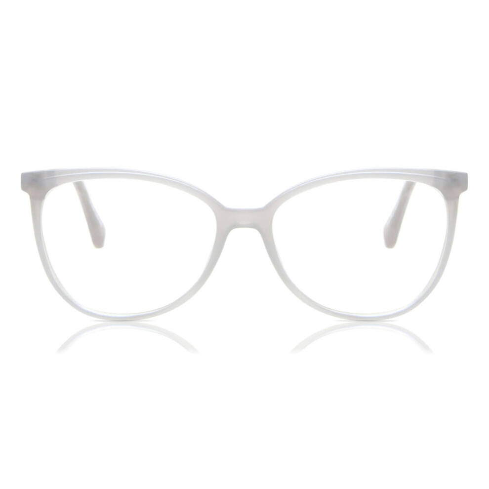 Smartbuy Collection Full Rim Cat Eye Transparent Matte Grey Maja Cp116g Women Eyeglasses