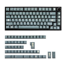 For GMK Boneyard Keycaps PBT 130 Keys  Profile Keycaps for 61/87/104/108 Mx  Mechanical Keyboard