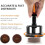 WDT Tool Espresso Coffee Stirrer Distributor Adjustable Depth Espresso Stirrer Tool Rotary Coffee Powder Tool 58mm 2