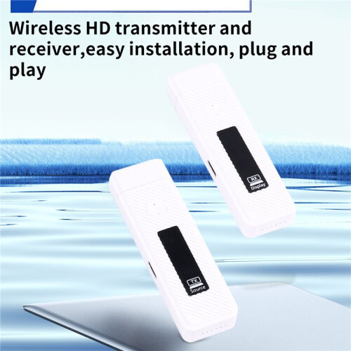 60m Wireless Transmission Video Transmitter and Receiver -Compatible Extender Display Adapter Cable Screen 1