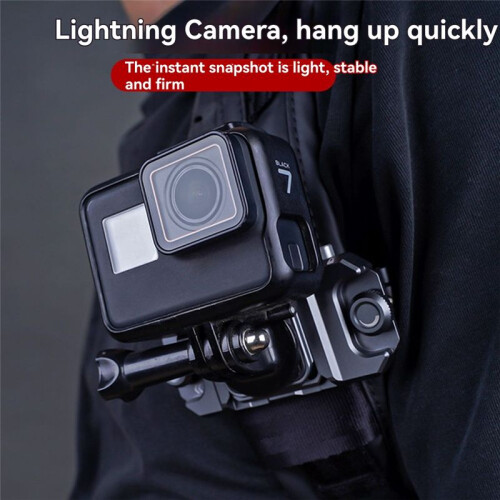 XILETU Quick Release Camera Clip with Plate Universal DSLR & Action Camera Mount for    Backpack Strap Holder 2