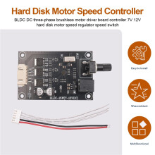 7V 12V Three-Phase Brushless Motor Drive Board BLDC Controller Hard Disk Motor Governor Speed