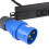 kenable PDU IEC C13 Sockets 12 Way to 32A Commando Power Distribution Unit Horizontal 3m 1