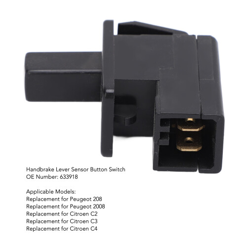 Handbrake Switch 633918 for Citroen C2 C3 C4 Easy Install Durable Quality Part 2