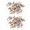 100Pcs G Scale 1:30 Mix Painted Model People Train Park Street Passenger Figures 1