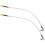 2X 8 PulgadaSMA Hembra A TS9 Macho Coleta Cable CoaXial RG316 1