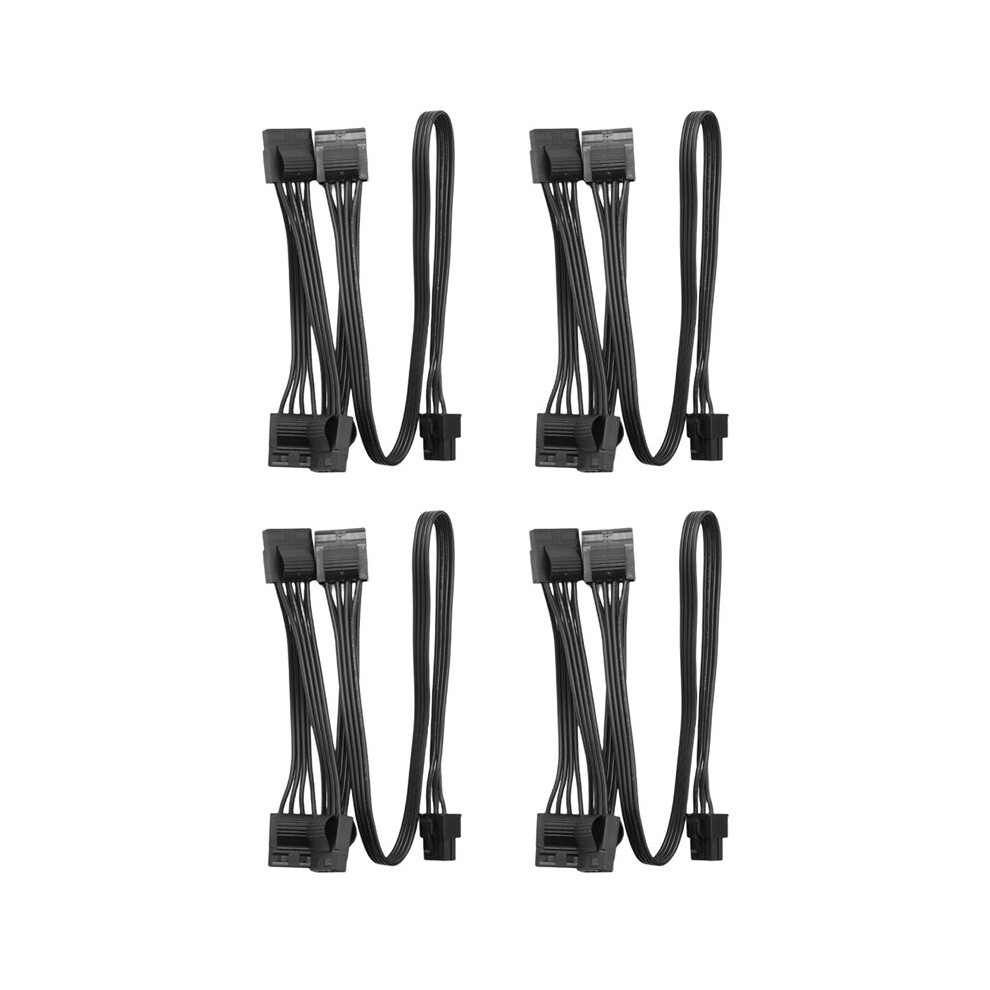 4X 6Pin To 4 Modular Power Supply Cable 6Pin To 4 Ide Cable For Rm1000x Rm850x Rm750x Rm650x Modular 6133053099913