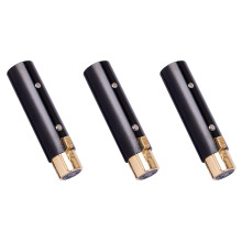 3X Adaptador XLR de 3 Pines Hembra A XLR de 3 Pines Macho, Interfaces de Audio, para Cable de Micrófono Estéreo