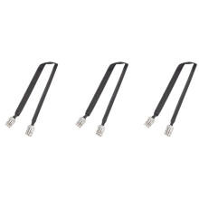 3X Tür-/FensterdurchfüHrung Flaches -Koaxialkabel SO239 UHF-Buchse Auf UHF-Buchse 50 Ohm -Koax-Pigtail-Verlängerungskabel
