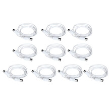 10X Cable de Extension de MIDI A Male 5 Pin 1,5 / 4.95FT Alta Calidad 5 Pin Macho A 5 Cable de Extension Pin Male MIDI