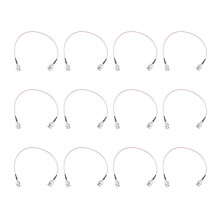 12 Stuks 3G HD SDI-Kabel BNC-Kabel 30 cm 75 Ohm voor Camera's BMCC-Videoapparatuur Ondersteunt HD-SDI 3G-SDI 4K 8K-Videokabel