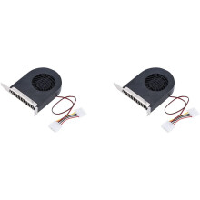 2X  Système PCI Slot Blower CPU Case Ventilateur de Refroidissement  Nouveaux Ventilateurs de Refroidissement PCI pour Ordinateur