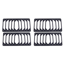 20 Stks 120mm Anti-Vibratie Silicium Ventilator Pakking Ruisonderdrukkende Pakking Pad voor PC Computer Case Fan