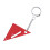 Regla triangular de aleación de aluminio 90/45/30 roja 16