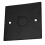 Brushed Aluminium Black Blank Spacer Wall Faceplate D-Series Chassis Mount Insert 2