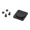 Brushed Aluminium Black Blank Spacer Wall Faceplate D-Series Chassis Mount Insert 4