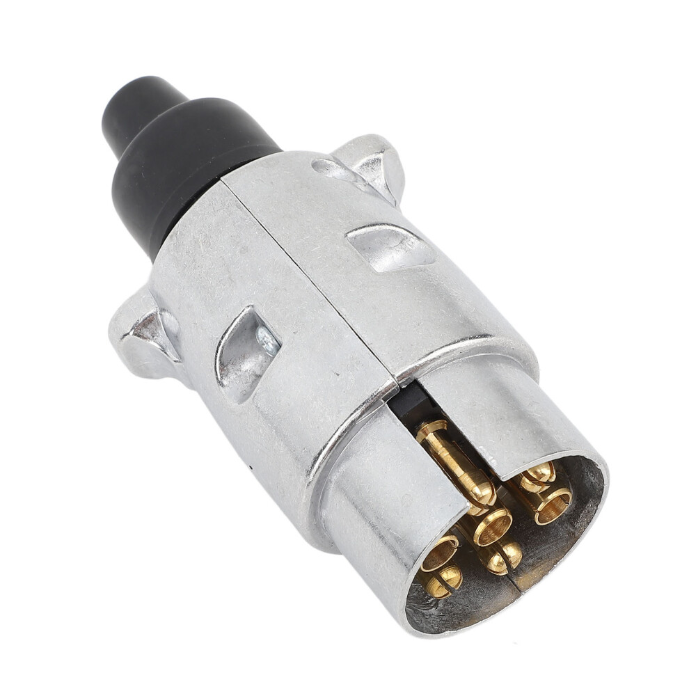7 Pin 12V Trailer Plug Socket Kit With Wiring Harness And Mounting Bracket 3171386212626