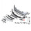 Front Bumper Splash Guard for Cooper R60 R61 2011-2016 Durable ABS Black 3