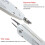 4x Punch Down Tool IDC RJ45 RJ11 Cat5E Cat6 Network Telecom Phone Cable Socket Impact Terminal Insertion Tools 2