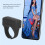 Rechargeable Bluetooth Ring Clicker for Phone Control, 25mAh, Black 3
