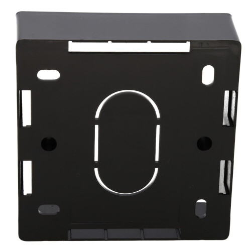 kenable Surface Mount Back Box Pattress Box 1 Gang 32mm Black 2