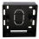 kenable Surface Mount Back Box Pattress Box 1 Gang 32mm Black 4