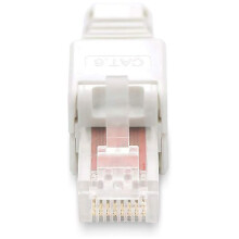 50 x Network Connectors Tool-Free RJ45 CAT6 LAN UTP Cable Plug Without Tools Cat5 Cat7 Installation Cable Patch Cable