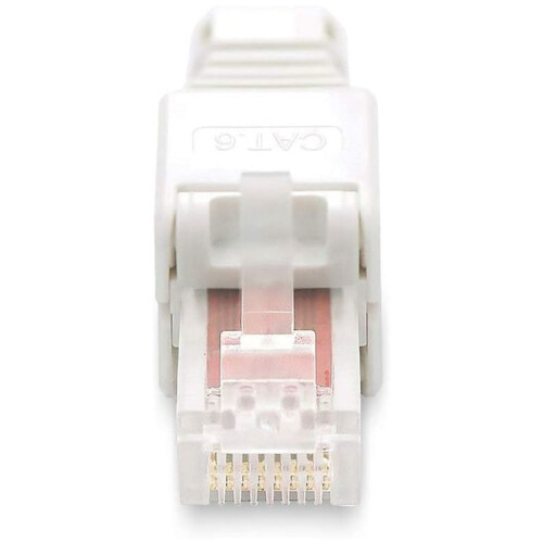 50 x Network Connectors Tool-Free RJ45 CAT6 LAN UTP Cable Plug Without Tools Cat5 Cat7 Installation Cable Patch Cable