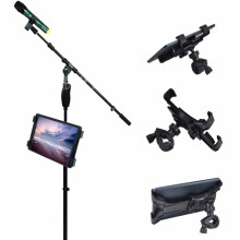 3X Musik Mikrofon Ständer Halter Halterung für 3 Zoll-7 Zoll Tablet 2 3 5 Sam Tab Nexus 7