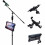 3X Supporto per Microfono Supporto per Microfono per Tablet da 3 Pollici-7 Pollici  2 3 5 Sam Tab Nexus 7 4
