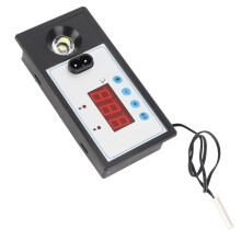 Termostato per incubatrice automatica di uova, 12,2x6,5 cm, controllo della temperatura e luce