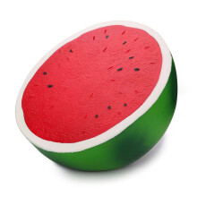 (Watermelon 25*14CM)Jumbo Super Giant Soft Squishy Watermelon Orange Strawberry Slow Rising Squeeze