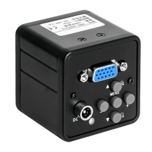 HD1080P VGA Industriell Videomikroskop Industri C-Mount Kamera för Telefon Surfplatta PC PCB Observation Lödning Reparation USA
