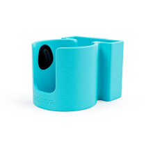 Soporte Multifuncional para Taza de Agua PLA, Compatible con Simuladores de Carreras de Vuelo, para Perfil de Aluminio Azul Lago.