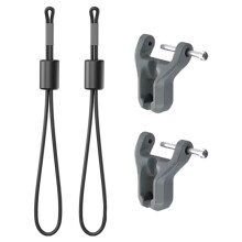 Maglink DIY Quick Magnetic Buckle Base mit Lanyard für breiten Schultergurt, Handgelenksschlaufe, verbesserte sichere Befestigung