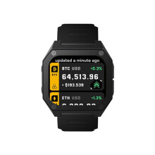 1.8-Inch Screen BTC Watch Multi-Function Wristband Watch Bitcoin Stocks Exchange Rate Weather Display 284x240