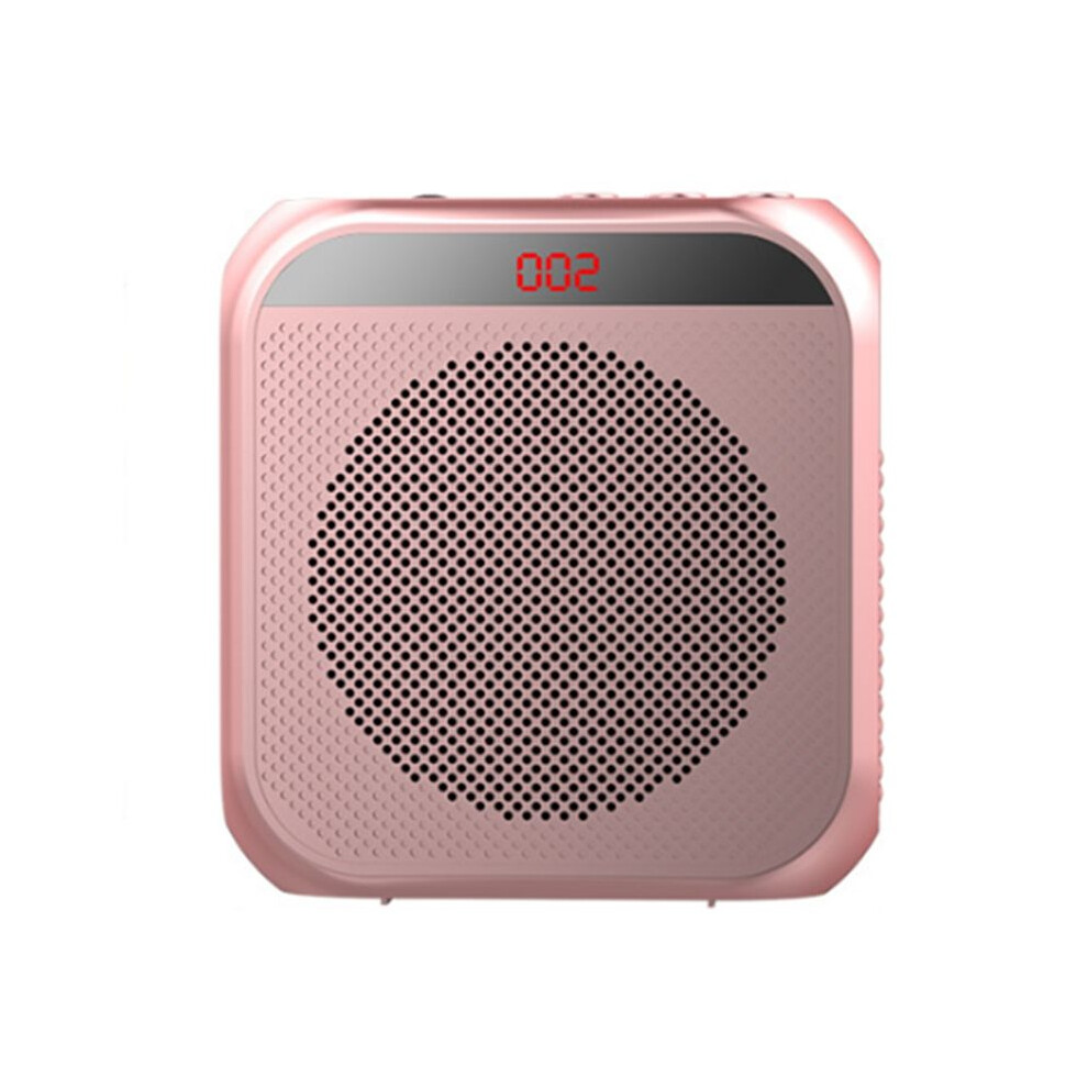 Wireless Microphone Amplifier, Small Portable Tour Guide Microphone Speaker For Teachers Rose Gold 6032730186376