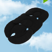 Doublure de landau et coussin de nacelle 24,41 x 14,17 po noir