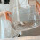 Transparent PET Face Basin, Easy Grip, 2mm Thick, Lightweight 600g 12