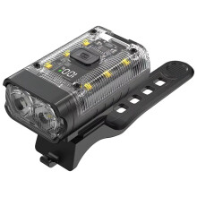 Luz LED para Bicicleta T6 Recargable por USB, Faro Delantero para Bicicleta, Linterna Frontal con Luz Trasera, Lámpara de Seguridad para Ciclismo y