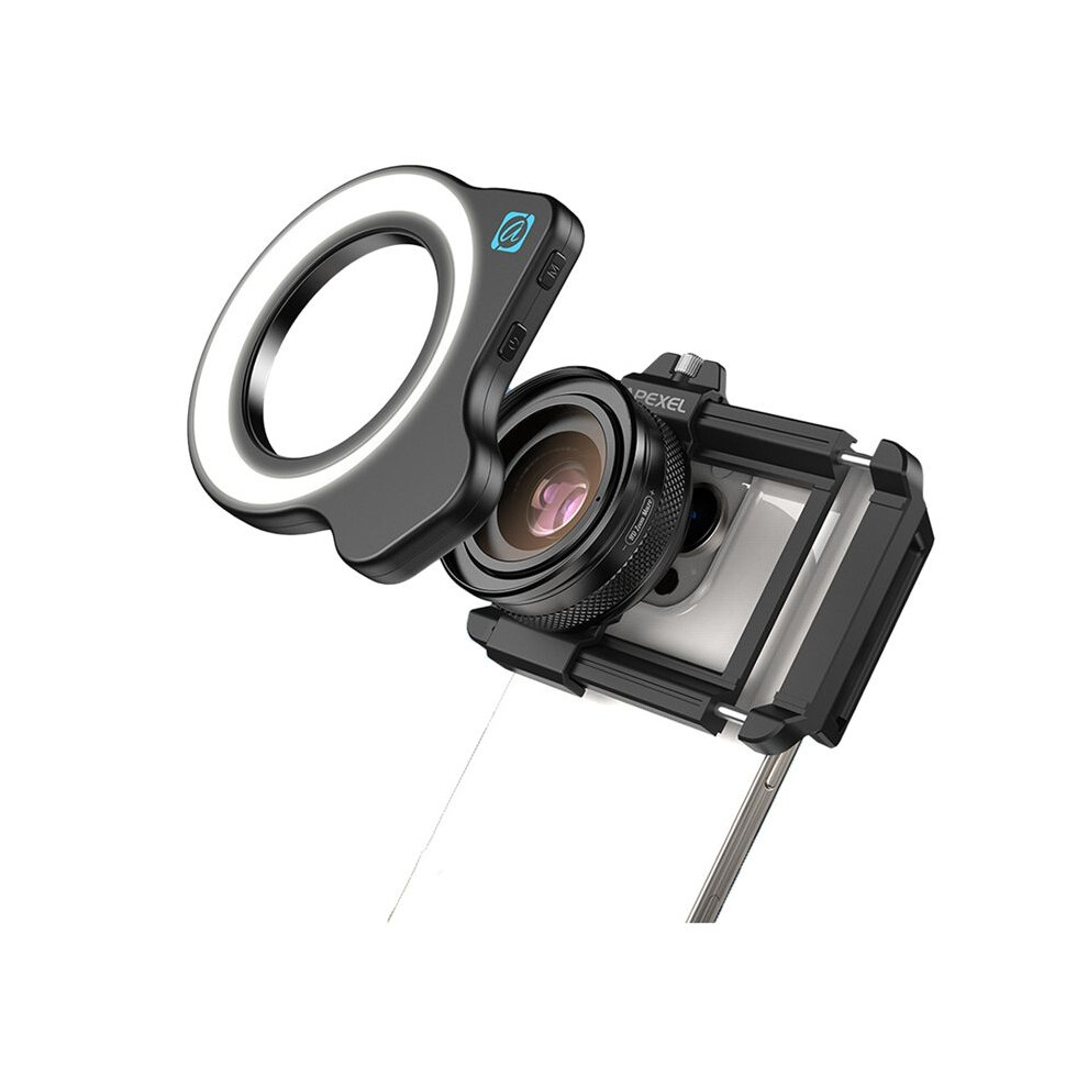 Apexel 10-20X Zoom Macro Lens Hd Micro-Type Phone Camera Lenses With Led Fill For Smartphones Eyelash Macro Light 4713939256351