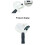 For Meta Quest 3/Quest3S Table Tennis Rackets Adapter Controller Handle Grip VR Gaming Accessories Single Left Hand One 2