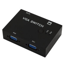 2 in 1 Out VGA Video Converter 2 Port VGA Switcher VGA Cable KVM Switches for PC Monitor Projector Display Laptop